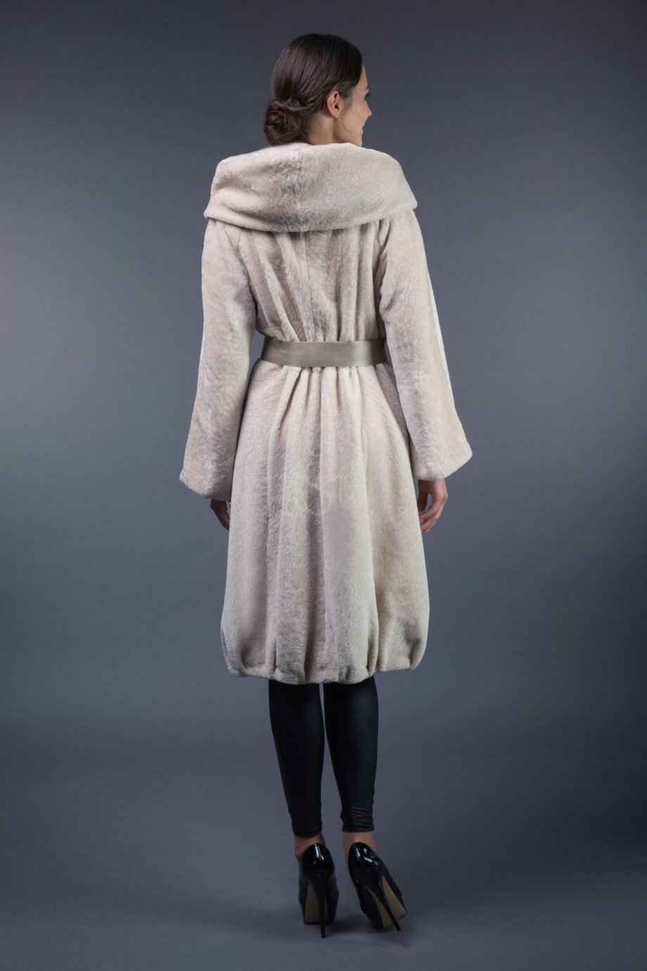 Muton sheepskin coat