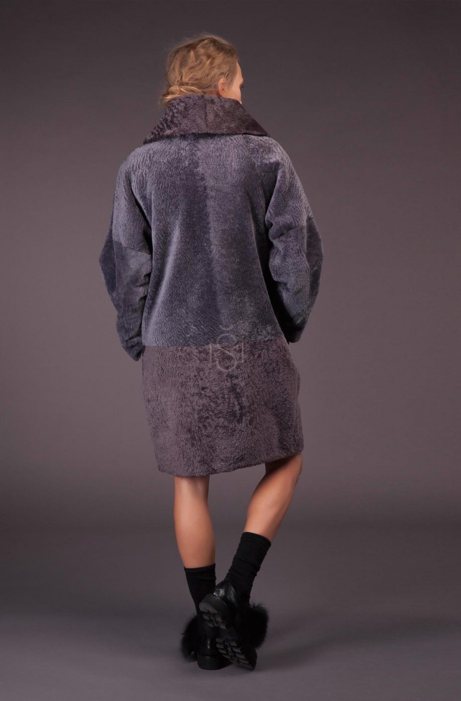 Muton sheepskin coat